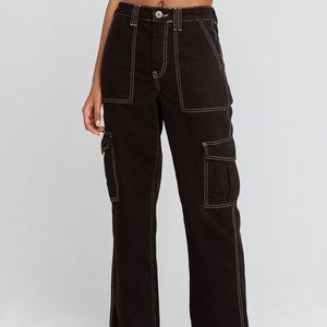 BDG Urban Outfitters Contrast Stitch Women's Black Skate Jeans